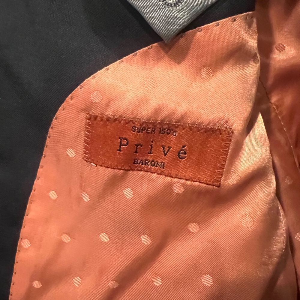 Classic Navy Men's Prive brand Blazer - Picture 4 of 9